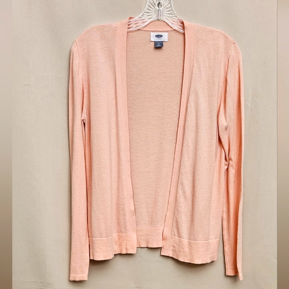 Old Navy Women's Pink Open-Front Lightweight Cardigan Sweater Sz M